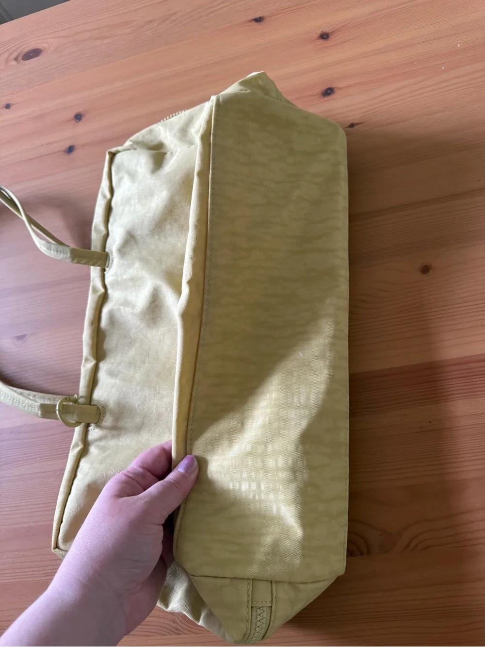 BAGGU Pale Yellow bowler bag - Picture 4 of 4
